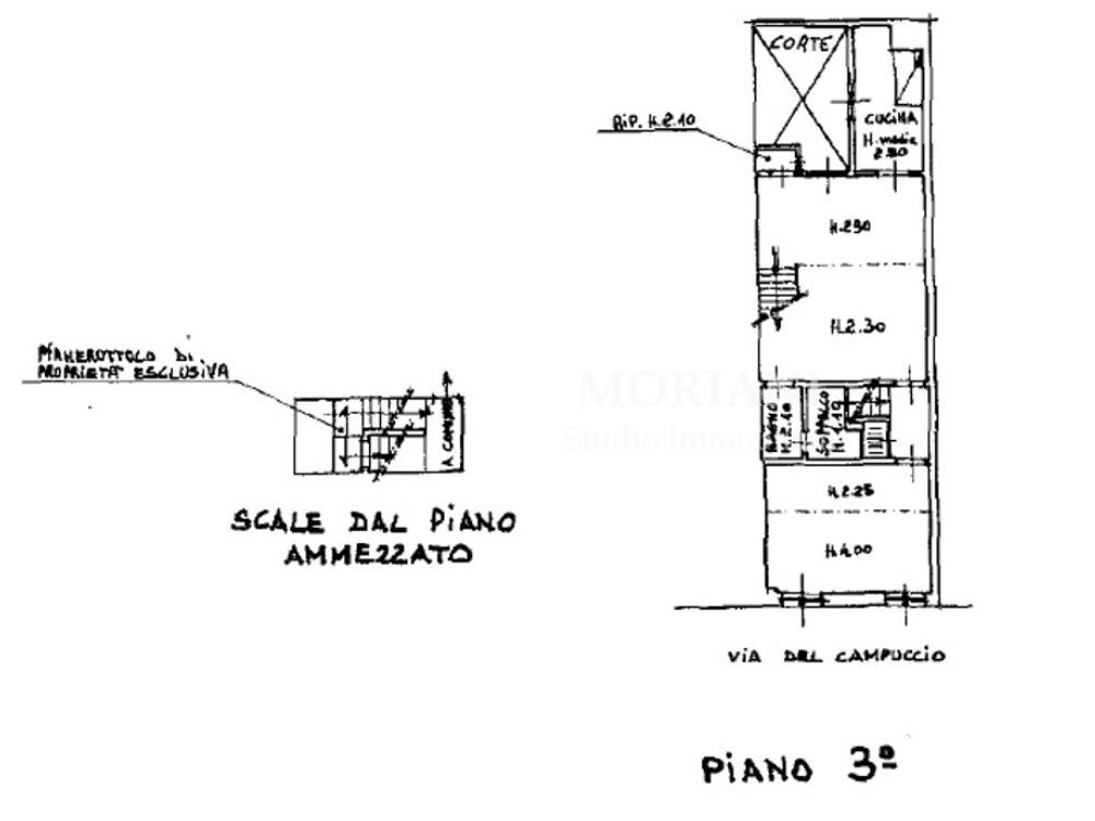 OLTRARNO - Planimetria piano terzo