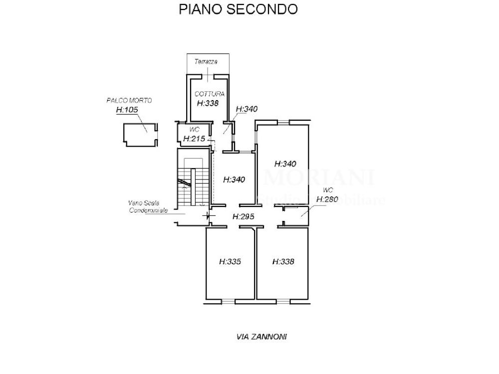 SAN LORENZO - PLANIMETRIA APPARTAMENTO